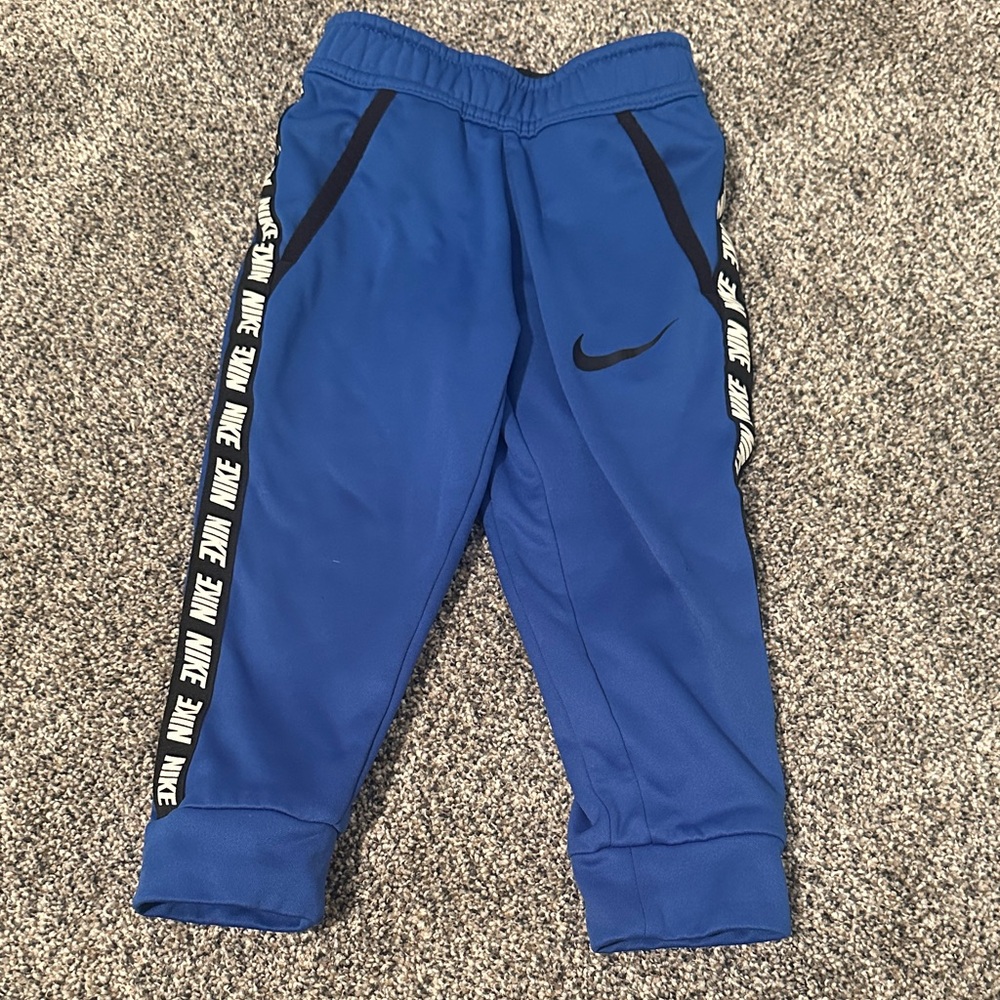 Nike Kids Royal Blue Jogger Pants with Black Accents